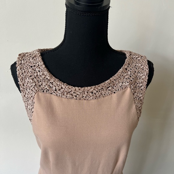 DARLING Nude Lace Bodycon Dress - Picture 3 of 9